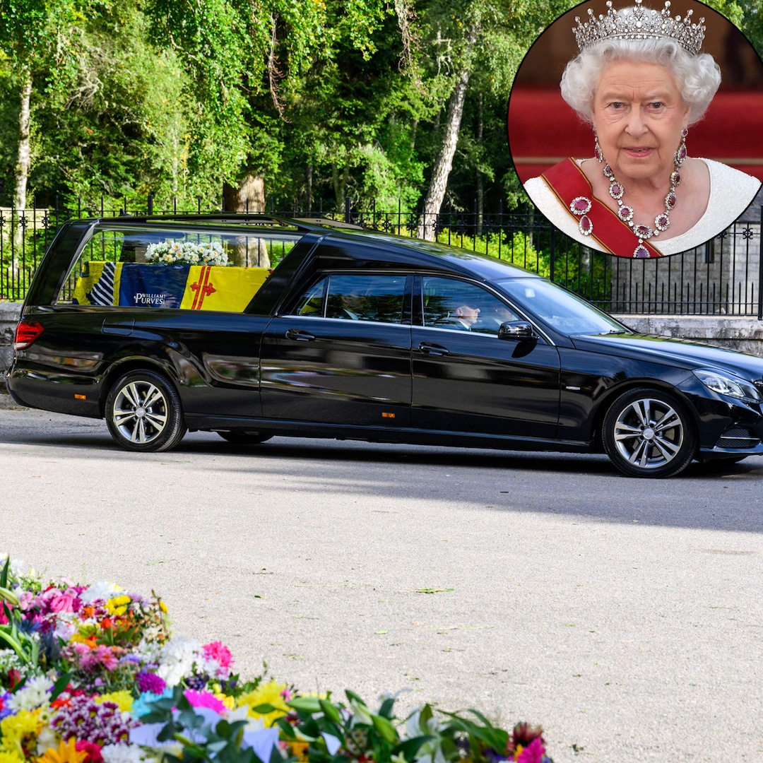 Queen Elizabeth II’s coffin leaves Balmoral to begin the funeral procession before the funeral